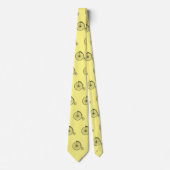 Cravate Illustration de la bande dessinée de vélo à grande (Devant)