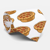 Cravate Illustration de la caricature à tarte (Roulé)