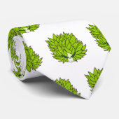 Cravate Illustration de la feuille de limon (Roulé)