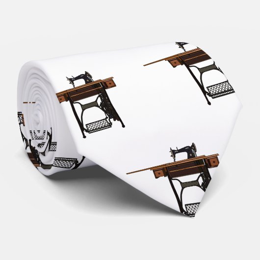 Cravate Illustration de la machine à coudre (Roulé)