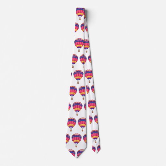 Cravate Illustration de la montgolfière (Devant)