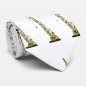 Cravate Illustration de la pelle à dragons (Roulé)