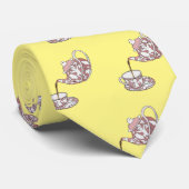 Cravate Illustration de la série Teacup (Roulé)