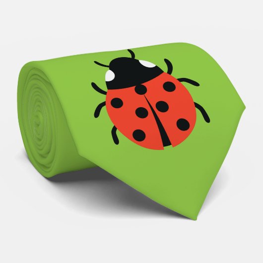 Cravate Illustration de Ladybug (Roulé)