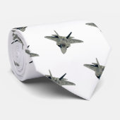 Cravate Illustration de l'avion de chasse (Roulé)