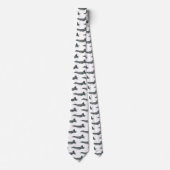 Cravate Illustration de l'avion de chasse (Devant)