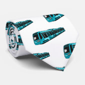 Cravate Illustration de locomotive électrique (Roulé)