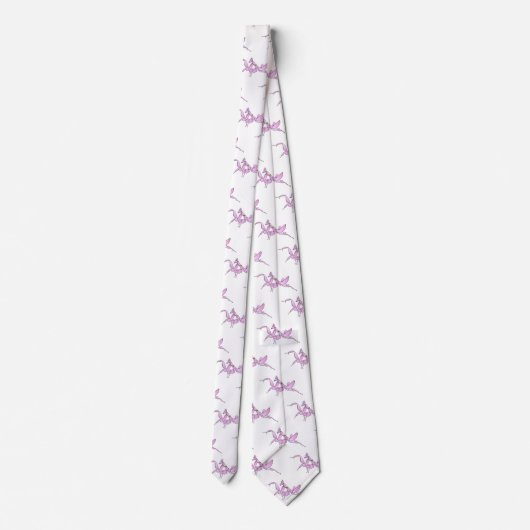 Cravate Illustration de l'orchidée mante (Dos)