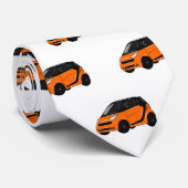 Cravate Illustration de micro-voiture (Roulé)