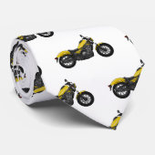 Cravate Illustration de moto Cruiser (Roulé)