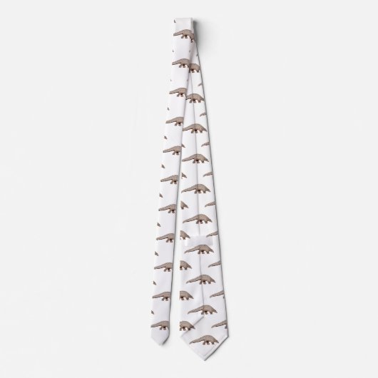 Cravate Illustration de Pangolin (Dos)
