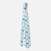 Cravate Illustration de papillons Morpho (Dos)