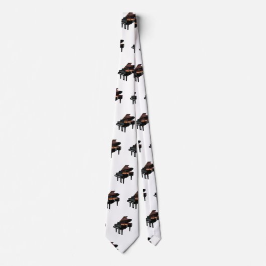 Cravate Illustration de piano (Devant)