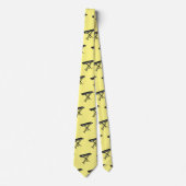 Cravate Illustration de piano clavier (Devant)