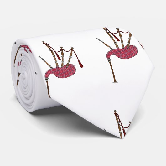 Cravate Illustration de pipes (Roulé)