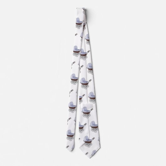 Cravate Illustration de poussette (Dos)