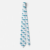 Cravate Illustration de requin marteau (Devant)
