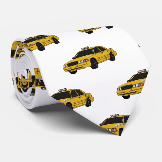 Cravate Illustration de taxi (Roulé)
