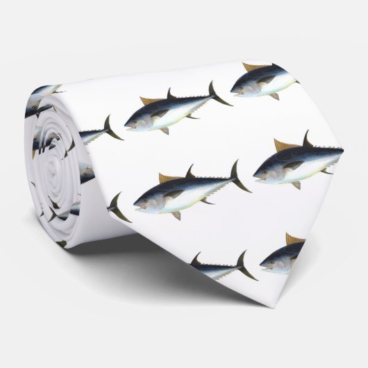Cravate Illustration de thon de thonine (Roulé)