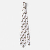 Cravate Illustration d'oiseau de scintillement du Nord (Devant)