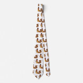 Cravate Illustration drôle de dessin animé centipede (Devant)