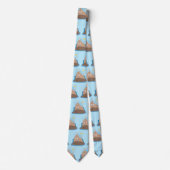 Cravate Illustration drôle de morse joyeux (Devant)