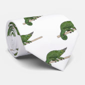 Cravate Illustration du caméléon de Jackson (Roulé)