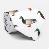 Cravate Illustration du canard de Majard (Roulé)