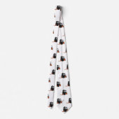 Cravate Illustration du chariot élévateur (Dos)