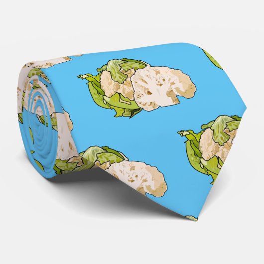 Cravate Illustration du chou-fleur (Roulé)