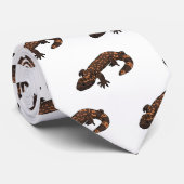 Cravate Illustration du monstre Gila (Roulé)