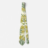 Cravate Illustration du portrait des jonquilles d'aquarell (Devant)