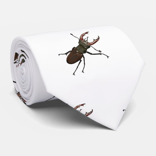 Cravate Illustration du scarabée de stade (Roulé)