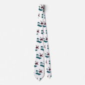 Cravate Illustration du tapis roulant et de la bande dessi (Devant)