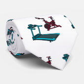 Cravate Illustration du tapis roulant et de la bande dessi (Roulé)