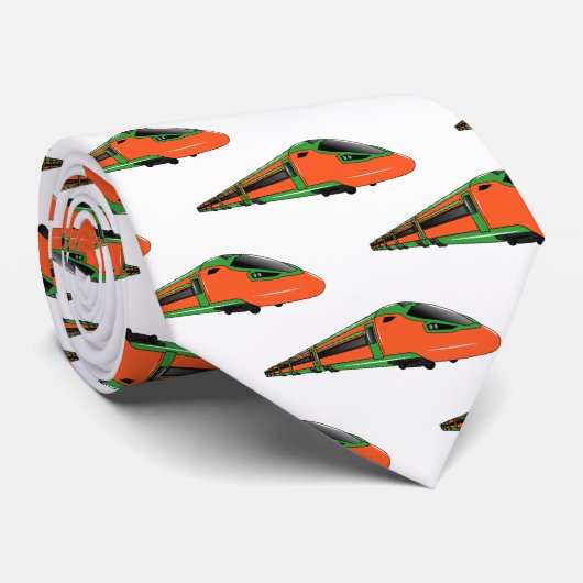 Cravate Illustration du train à balles (Roulé)