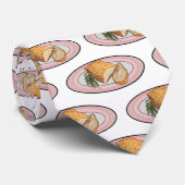 Cravate Illustration du ventre de porc rôti (Roulé)