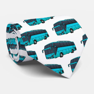Cravate Illustration d'un autobus à passagers moderne