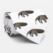 Cravate Illustration d'un dessin animé d'Anteater (Roulé)