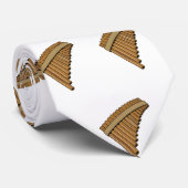Cravate Illustration Pan flûte / panpipes (Roulé)