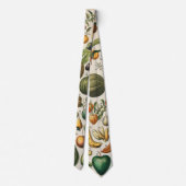 Cravate Illustration scientifique végétale des fruits (Dos)