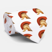 Cravate Illustration spartiate de casque (Roulé)
