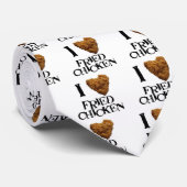 Cravate ilovefriedchicken (Roulé)