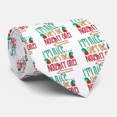 Cravate Im Nice Shes Naughty Elf Casquette (Roulé)