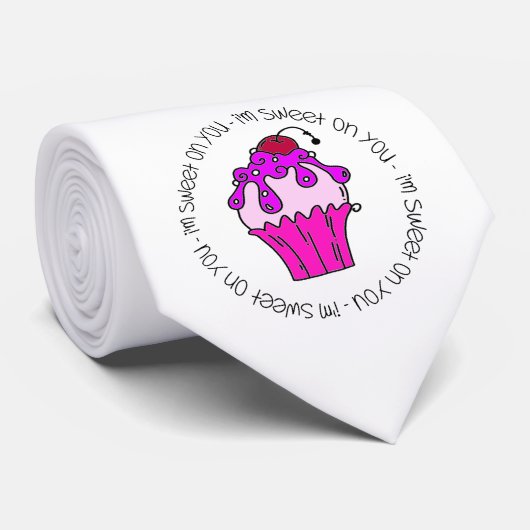 Cravate I'm Sweet on You Valentine (Roulé)