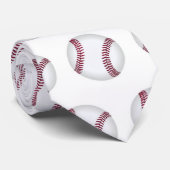 Cravate Image de baseball (Roulé)
