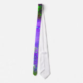 Cravate image de l'espace Galaxy violet et vert Nebula. (Dos)