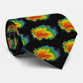 Cravate Image de radar d'écho de crochet de chasseur de (Roulé)