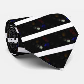 Cravate Imager cystal coloré (Roulé)