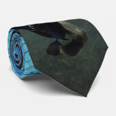 Cravate Imaginaire Chevalier médiéval à cheval au clair de (Roulé)